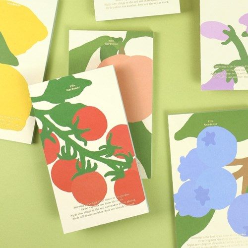 Paperian Life Gardener illustrated card series / 페이퍼리안 라이프가드너 카드 시리즈